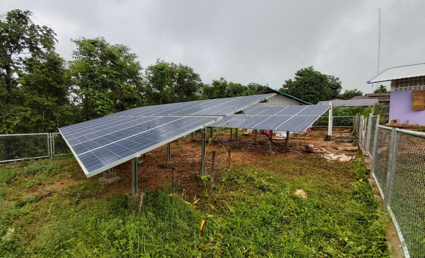 โครงการติดตั้งระบบผลิตไฟฟ้าพลังงานแสงอาทิตย์สำหรับโรงเรียนในชนบท - โรงเรียนบ้านแม่ระเมิง บอโบ๊ะคี