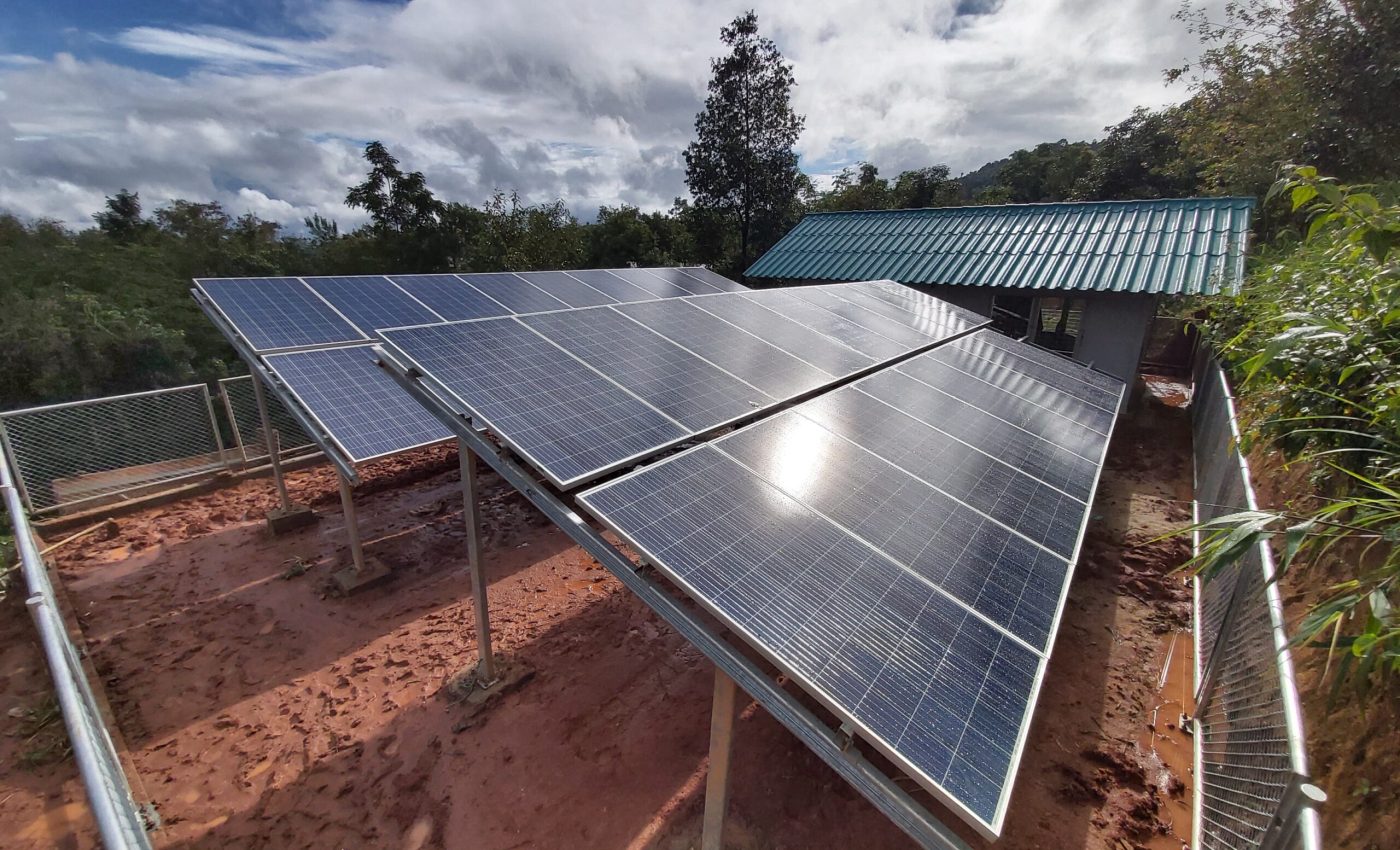 โครงการติดตั้งระบบผลิตไฟฟ้าพลังงานแสงอาทิตย์สำหรับโรงเรียนในชนบท - โรงเรียนบ้านแม่ระเมิง วะโดโกร