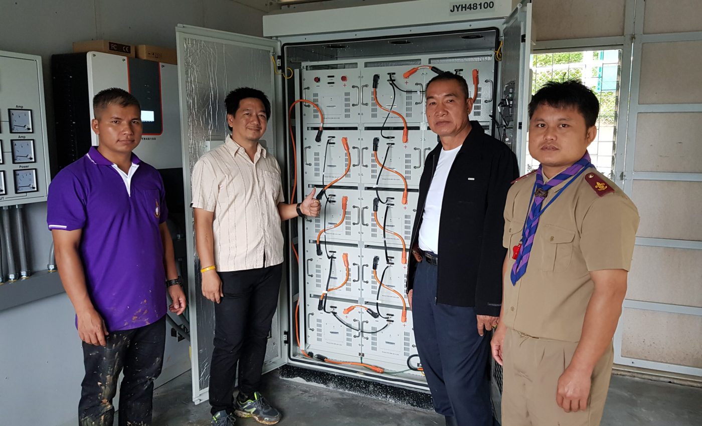 โครงการติดตั้งระบบผลิตไฟฟ้าพลังงานแสงอาทิตย์สำหรับโรงเรียนในชนบท - โรงเรียนบ้านแม่ระเมิง ตอปล้าคี