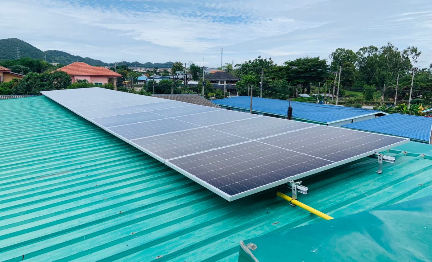 งานติดตั้งโซลาร์เซลล์อพาร์ทเมนท์